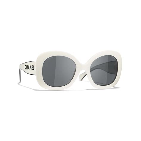 lentes chanel mujer blancos